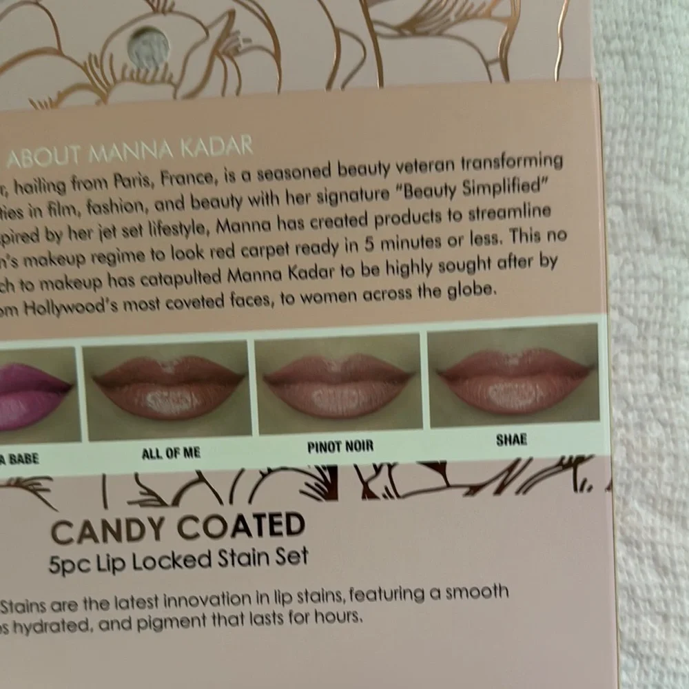 Manna Kadar Beauty Candy Coated Lip Locked Stain Set